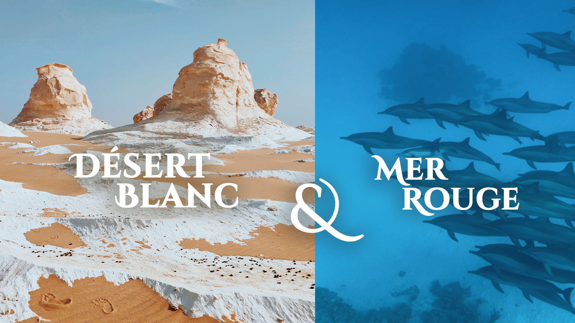 Désert Blanc et Mer Rouge — expérience combinée